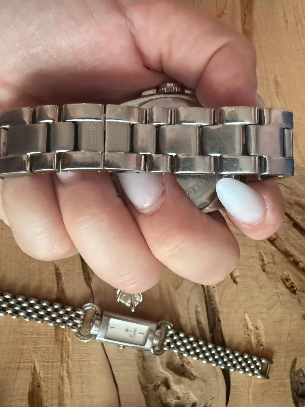 Coach Boyfriend Silver-Tone Chronograph Watch
